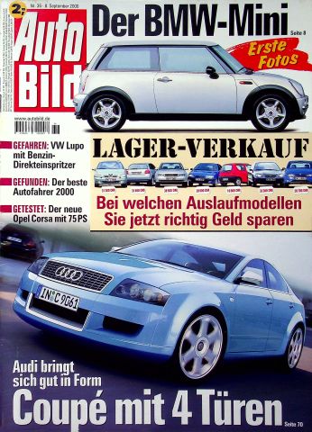 Deckblatt Auto Bild (36/2000)
